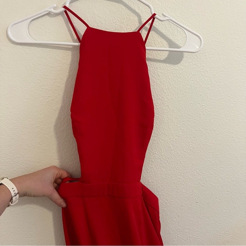 Fame and Partners backless red dreamer dress - Picture 5 of 8